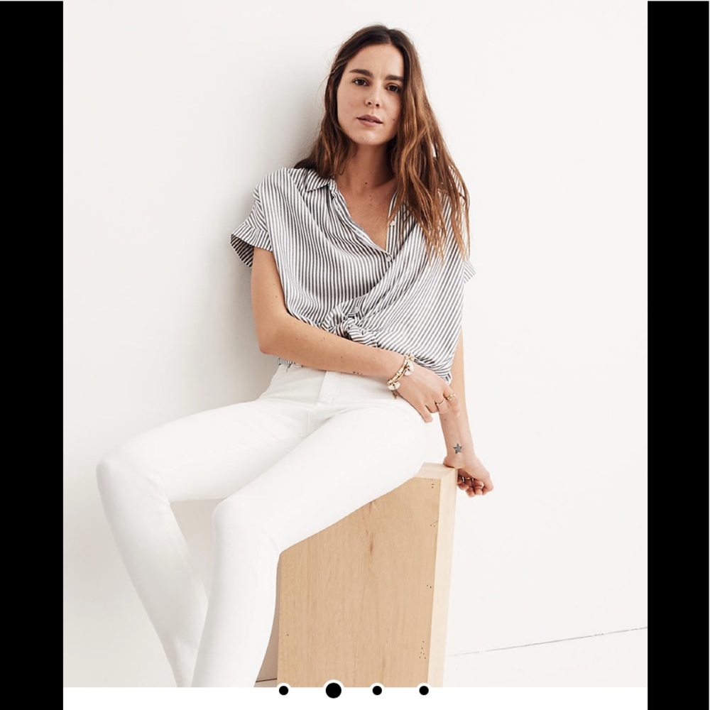 Madewell Top ' Central Shirt in Gabriel Stripe